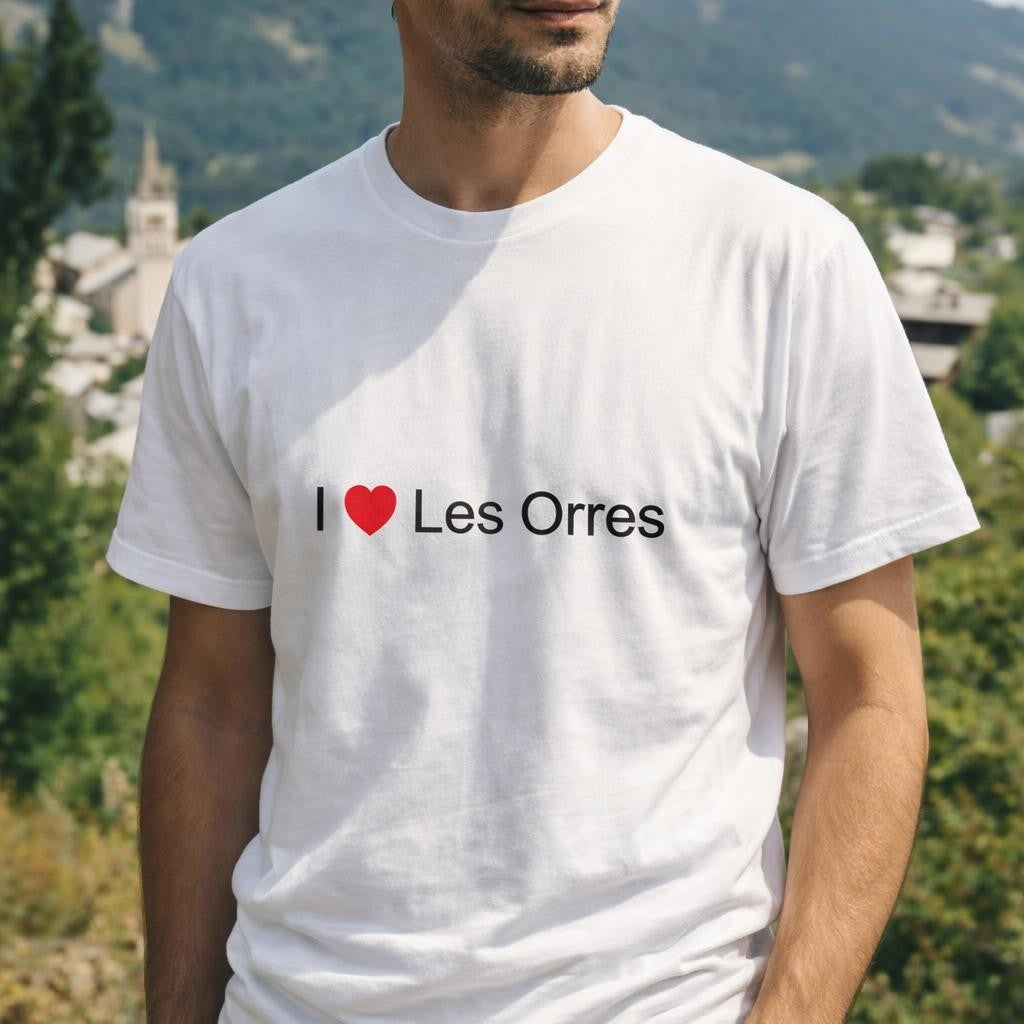 T-shirt I love les orres