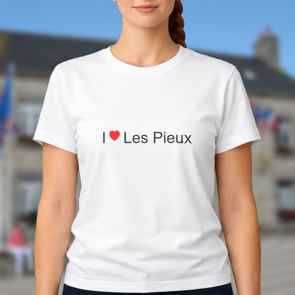 T-shirt I love les pieux