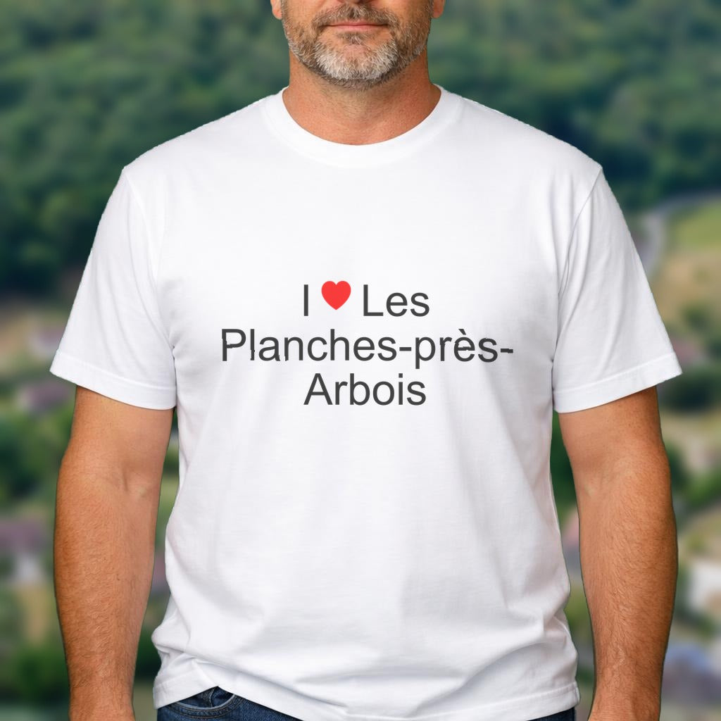 T-shirt I love les planches-près-arbois