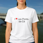 T-shirt I love les ponts-de-cé