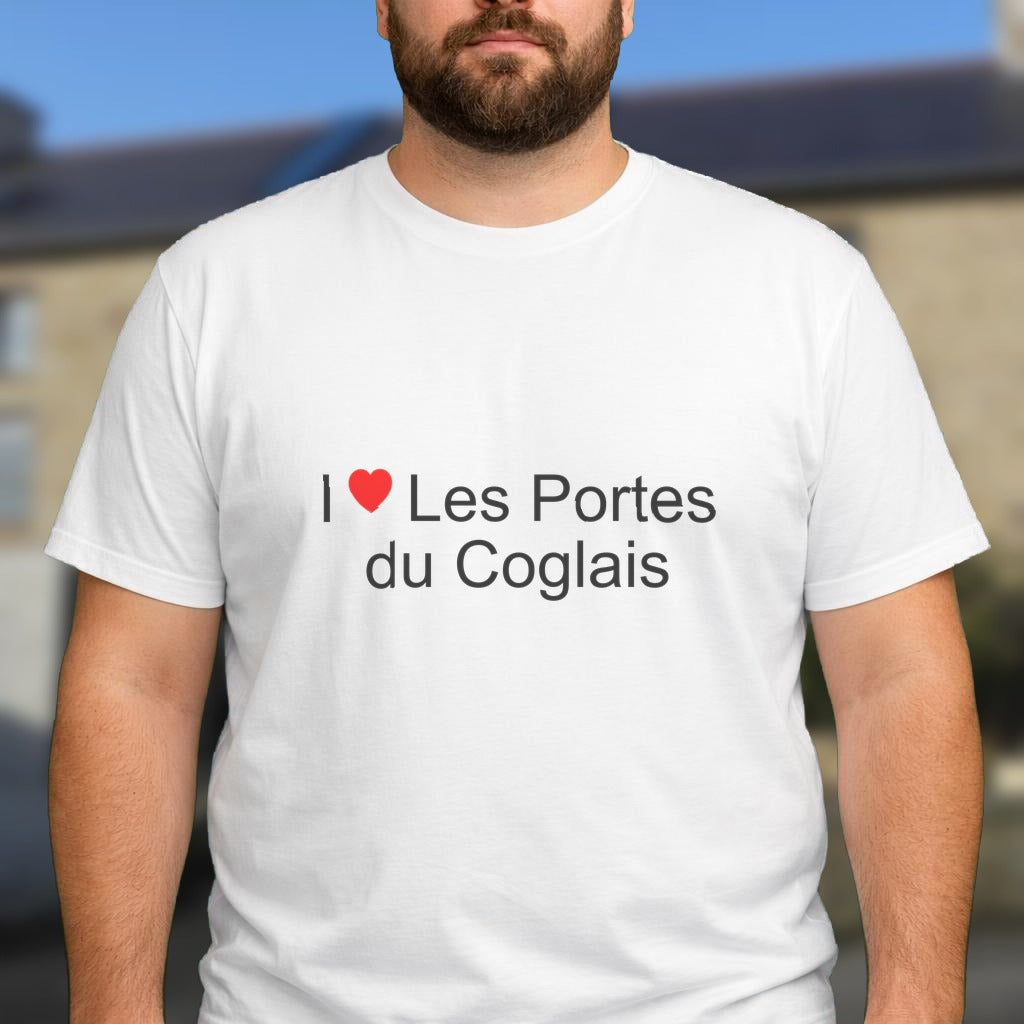 T-shirt I love les portes du coglais