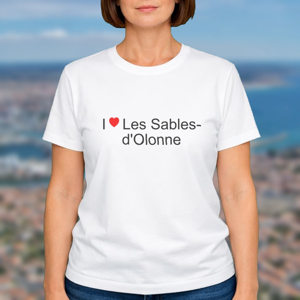 T-shirt I love les sables-d'olonne