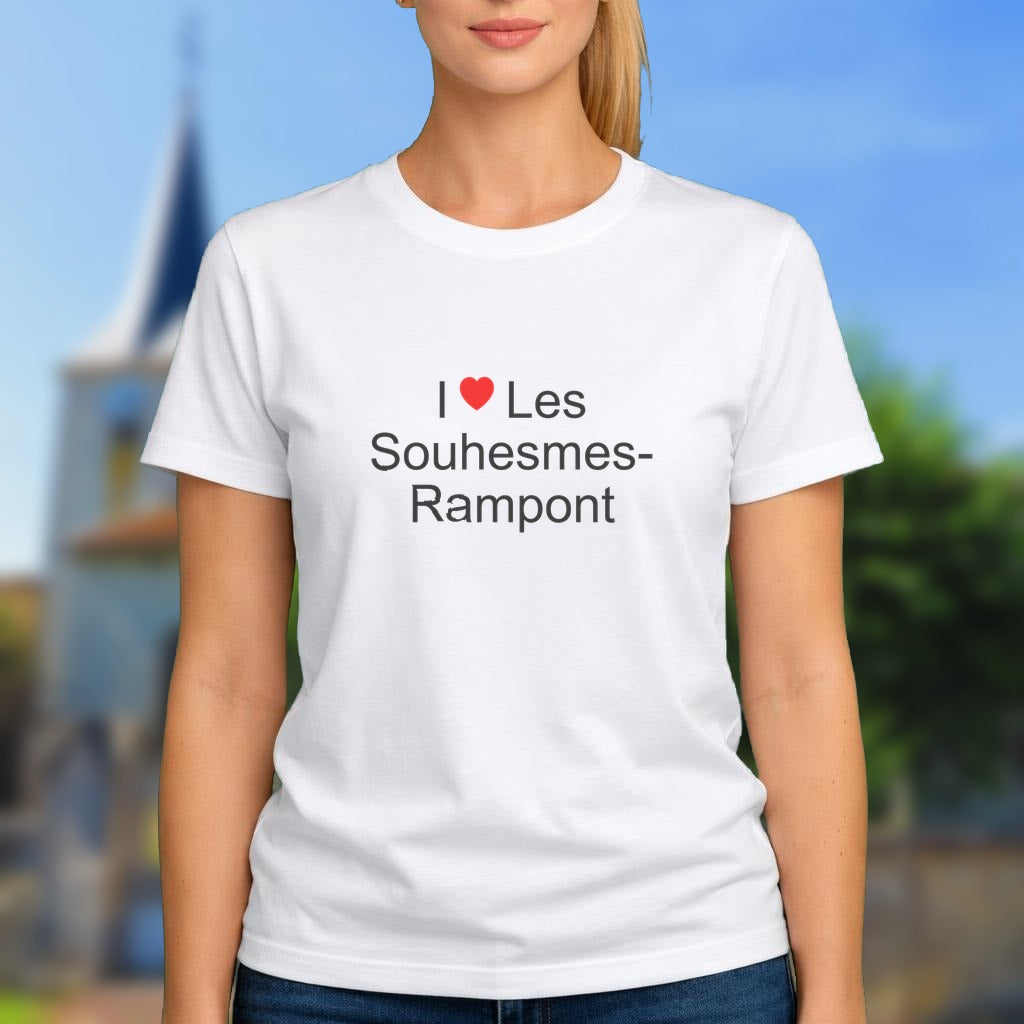 T-shirt I love les souhesmes-rampont