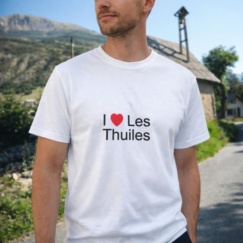 T-shirt I love les thuiles