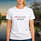 T-shirt I love les trois-bassins