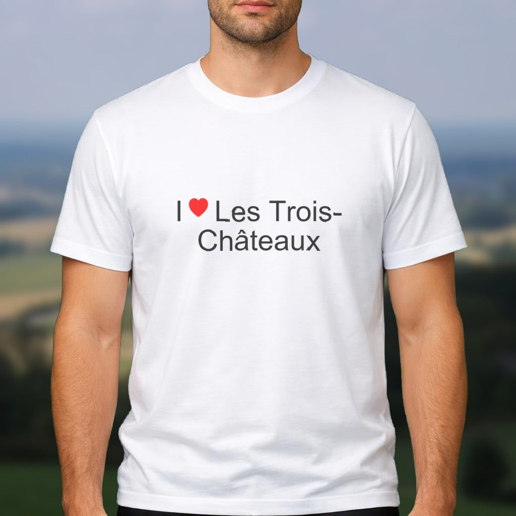 T-shirt I love les trois-châteaux