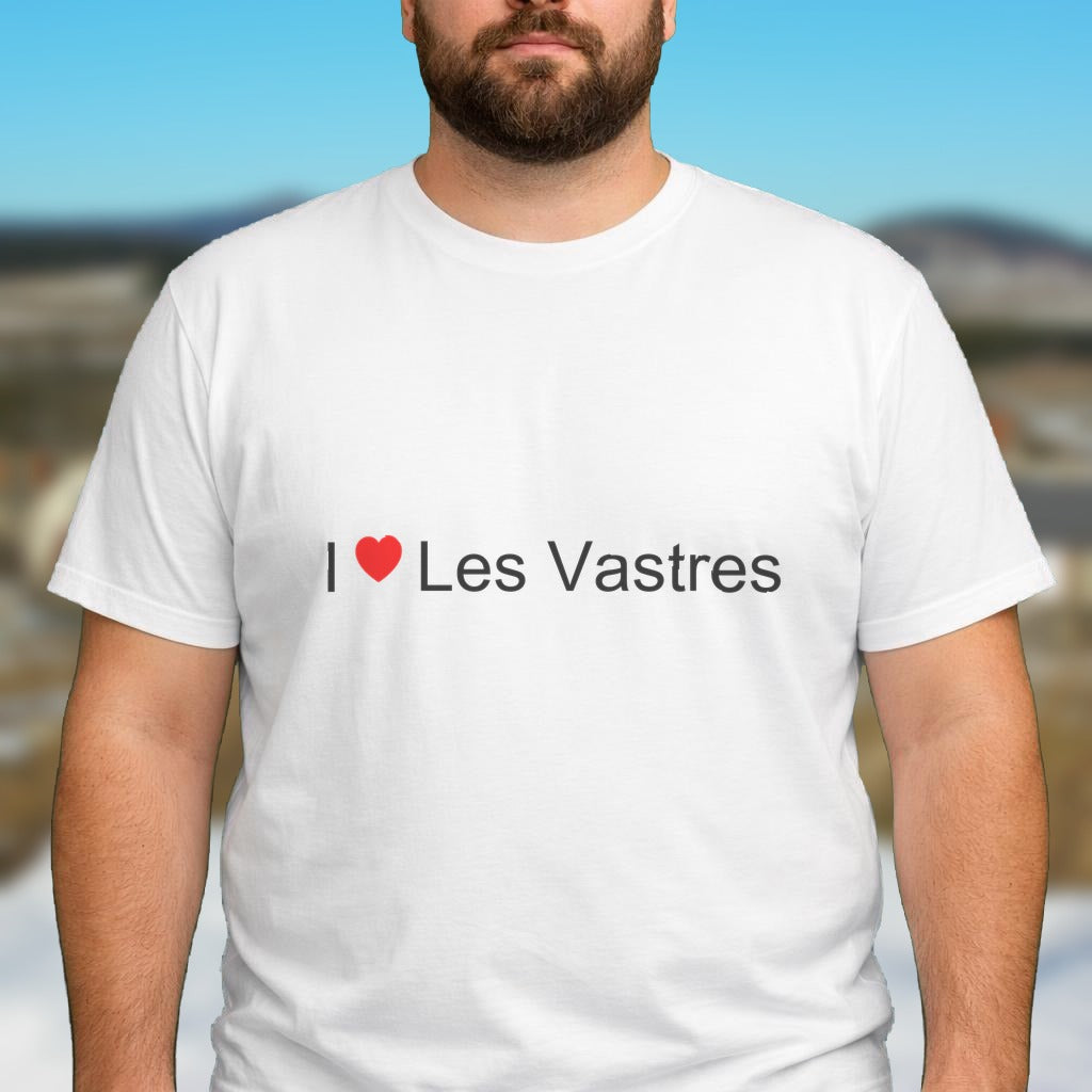 T-shirt I love les vastres