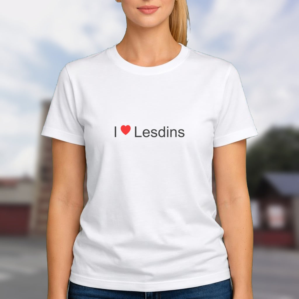 T-shirt I love lesdins