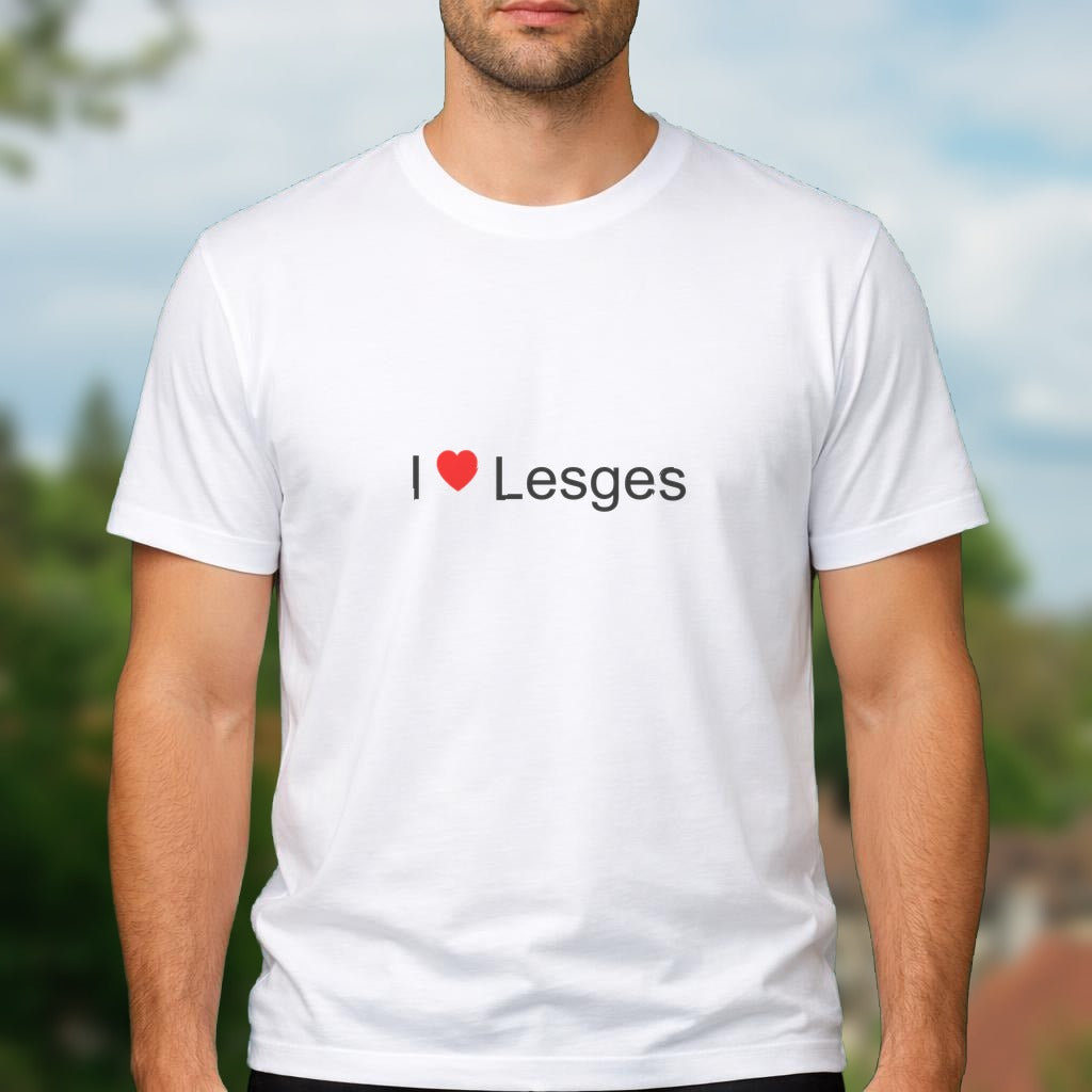 T-shirt I love lesges