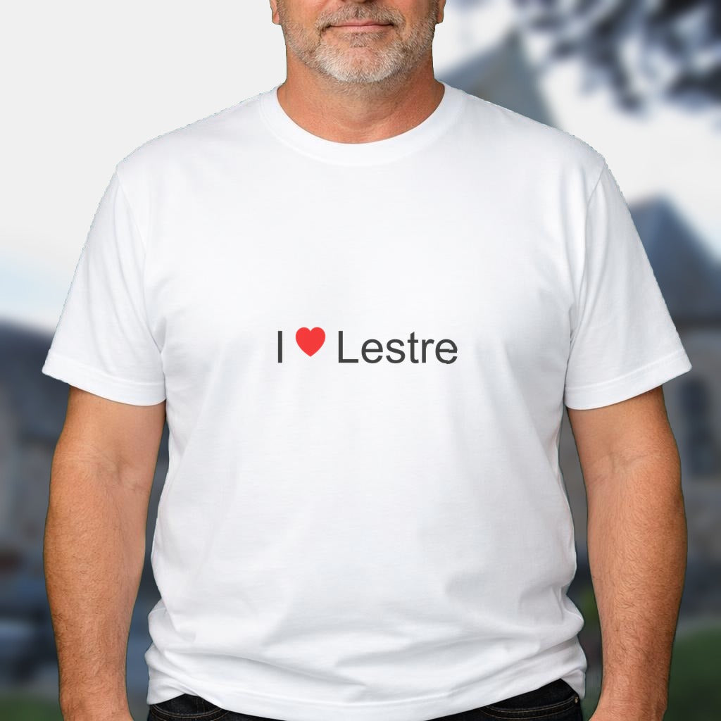 T-shirt I love lestre