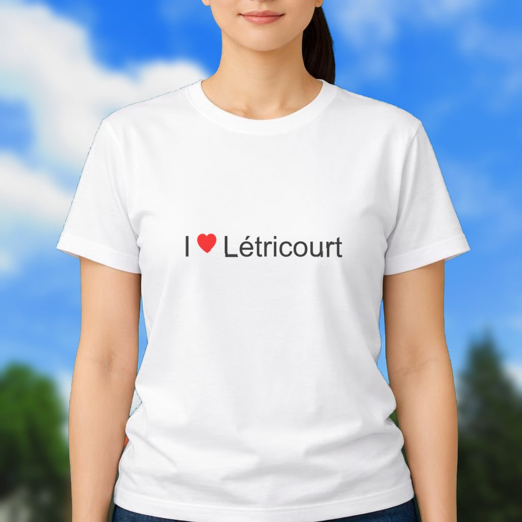 T-shirt I love létricourt