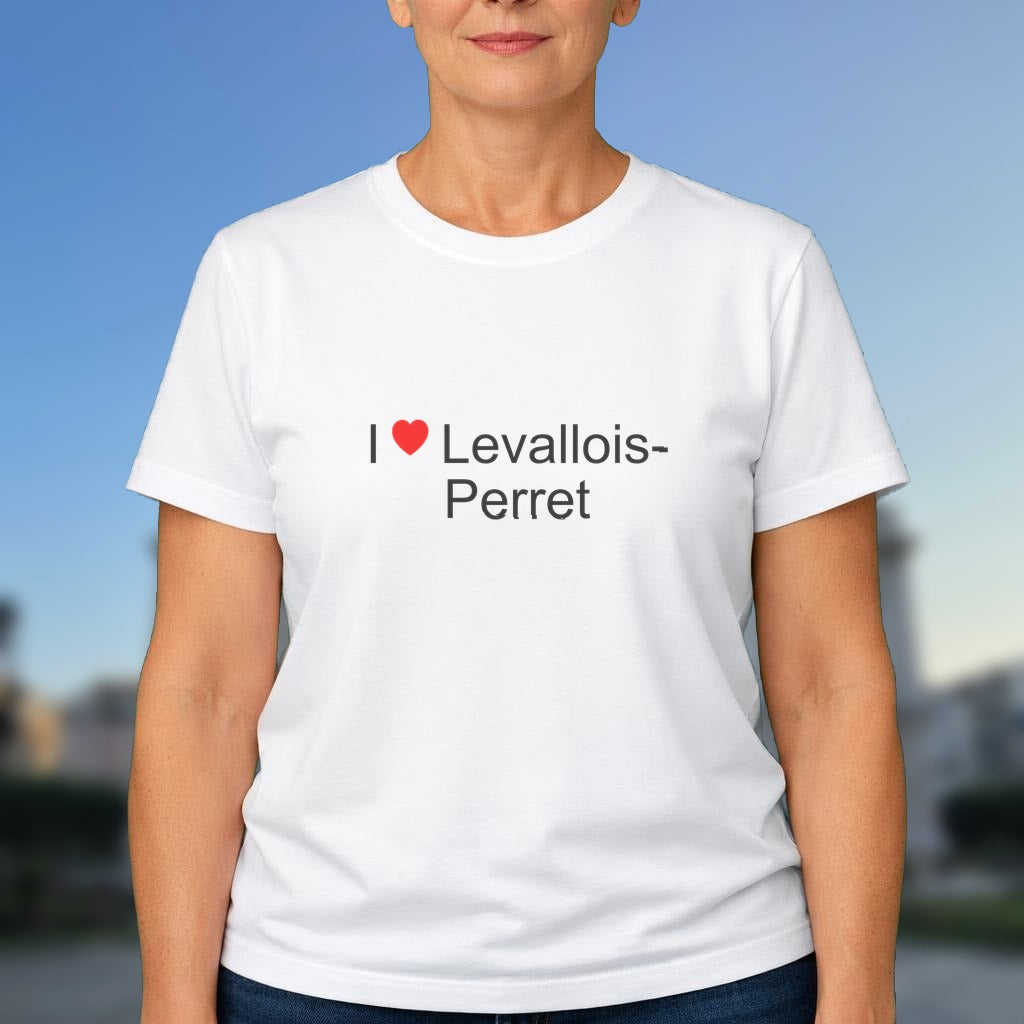 T-shirt I love levallois-perret