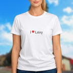 T-shirt I love lexy