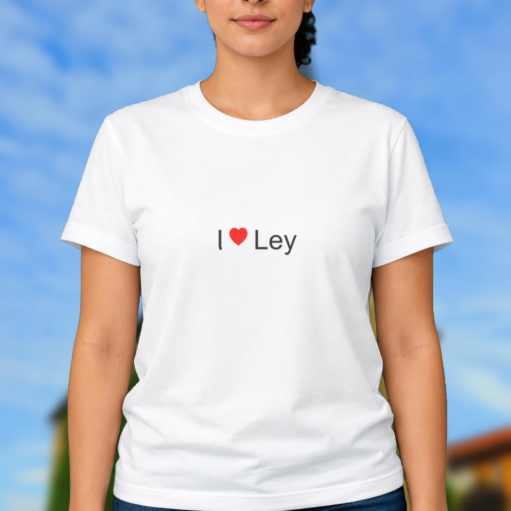 T-shirt I love ley