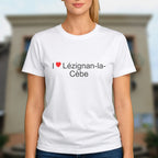 T-shirt I love lézignan-la-cèbe