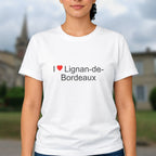 T-shirt I love lignan-de-bordeaux