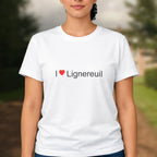 T-shirt I love lignereuil