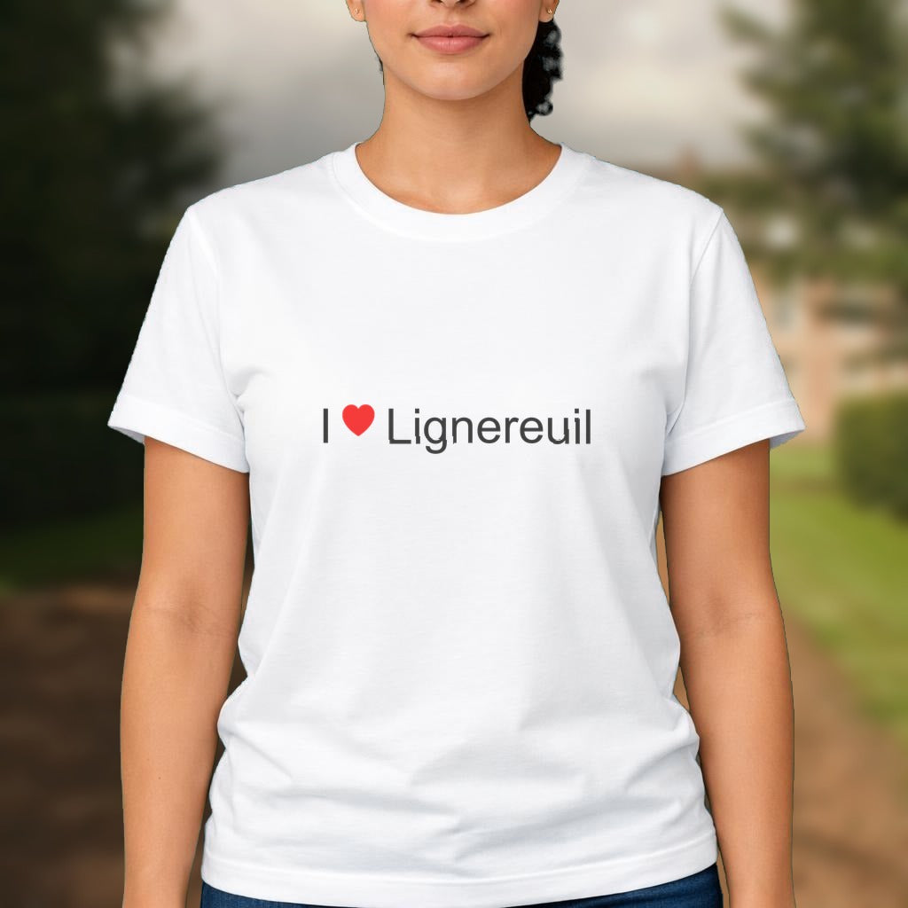 T-shirt I love lignereuil