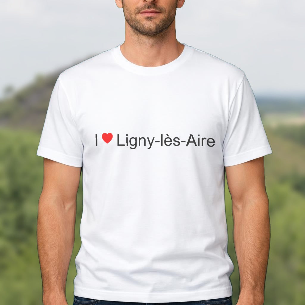 T-shirt I love ligny-lès-aire