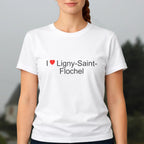 T-shirt I love ligny-saint-flochel