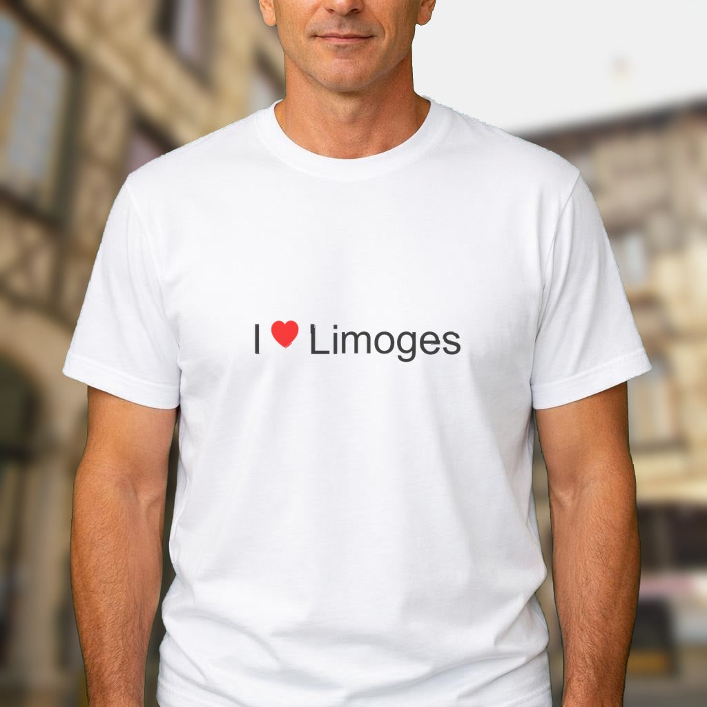 T-shirt I love limoges