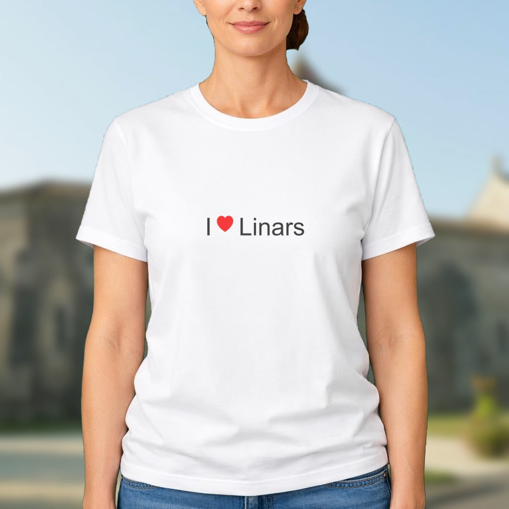 T-shirt I love linars