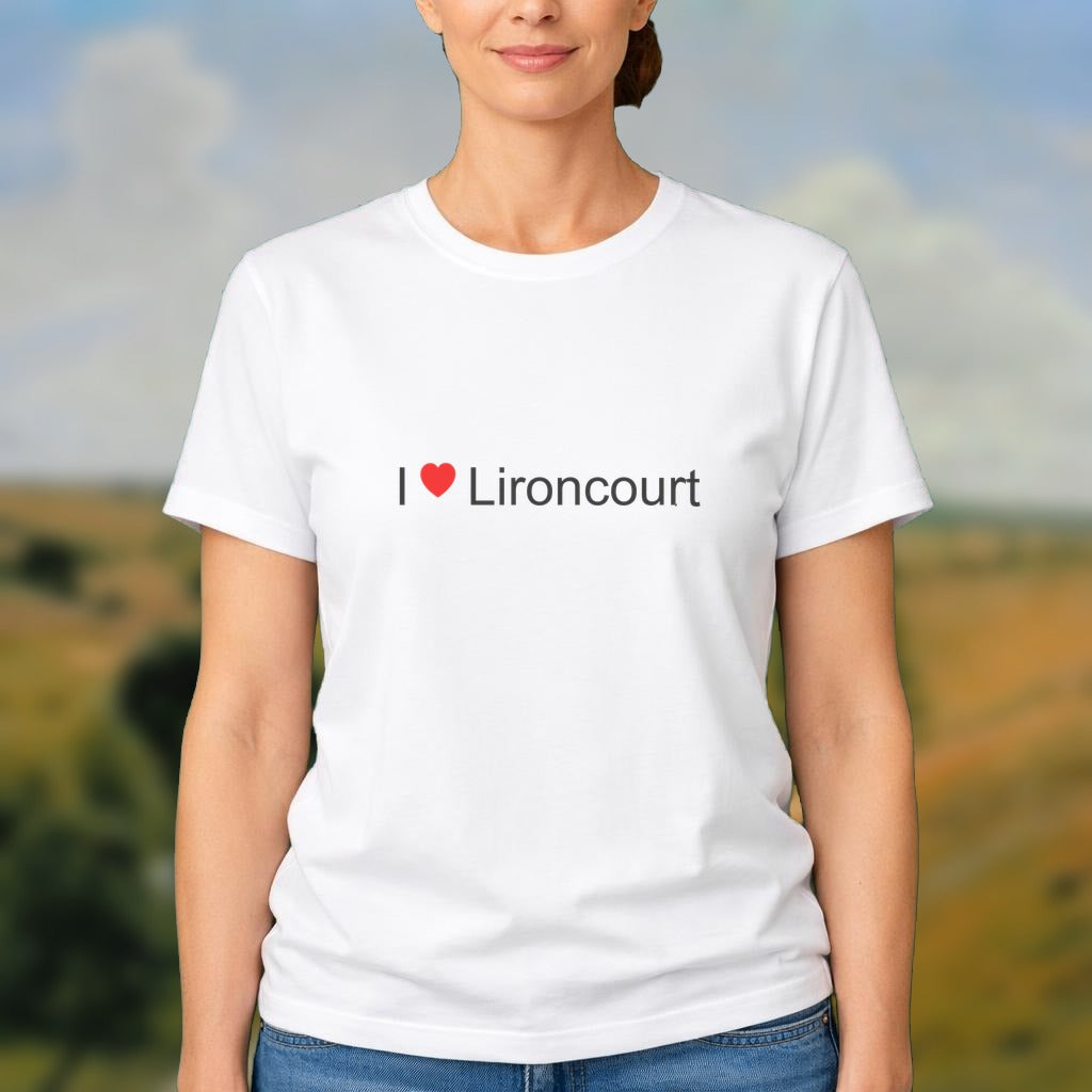 T-shirt I love lironcourt