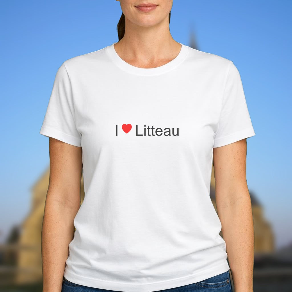 T-shirt I love litteau