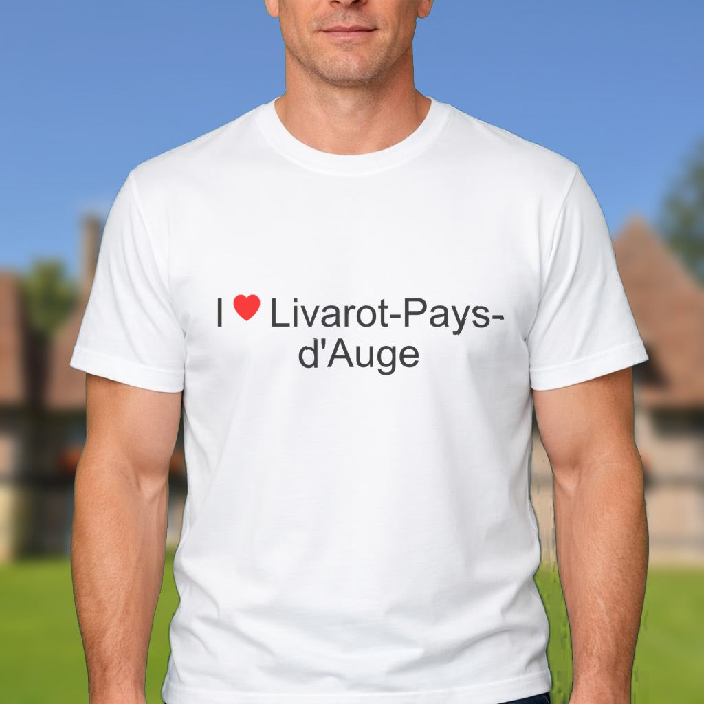 T-shirt I love livarot-pays-d'auge