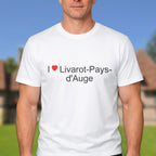 T-shirt I love livarot-pays-d'auge