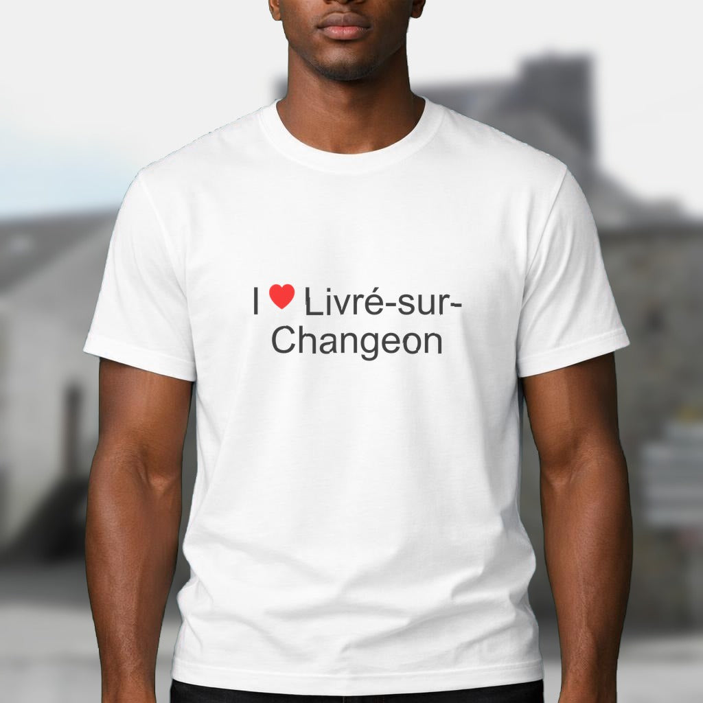 T-shirt I love livré-sur-changeon