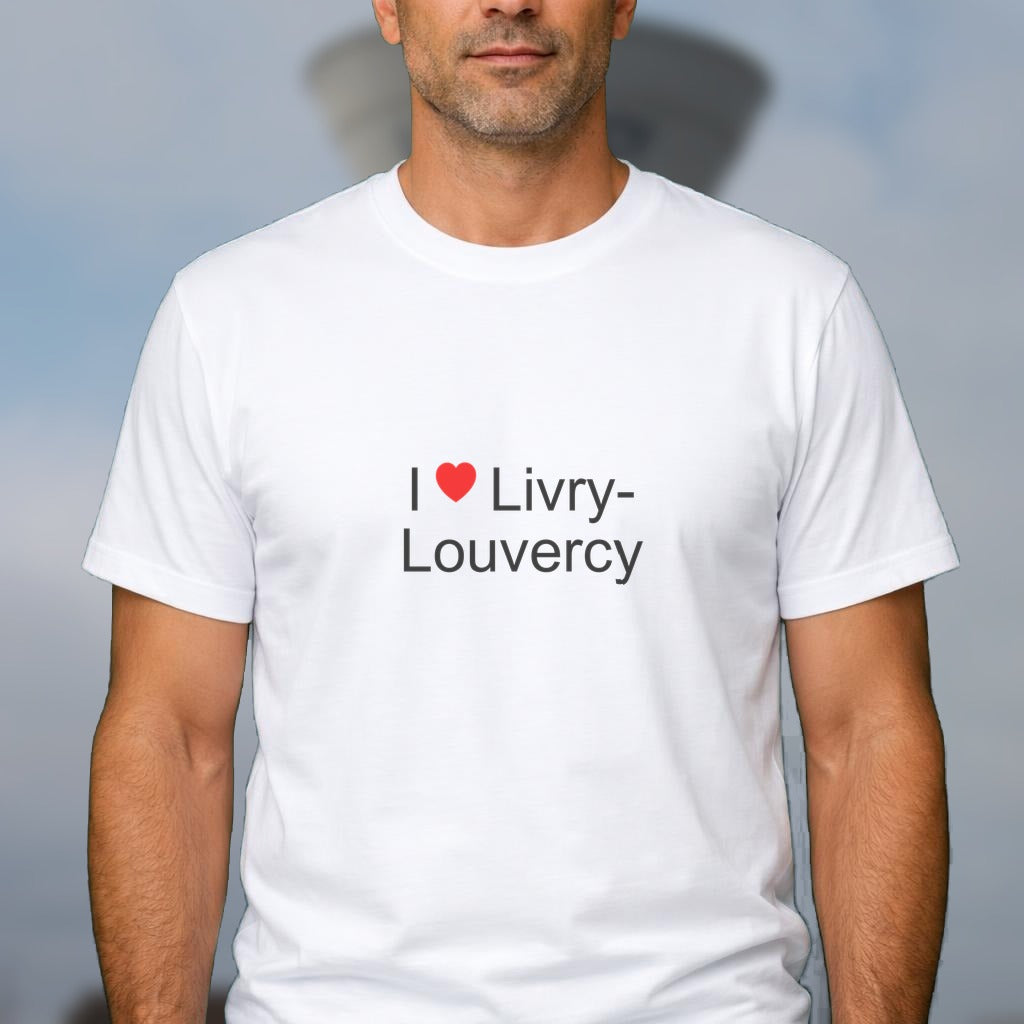 T-shirt I love livry-louvercy
