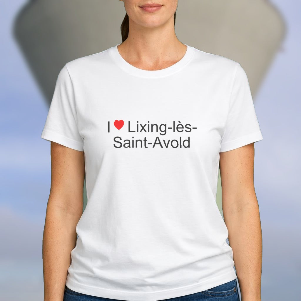 T-shirt I love lixing-lès-saint-avold