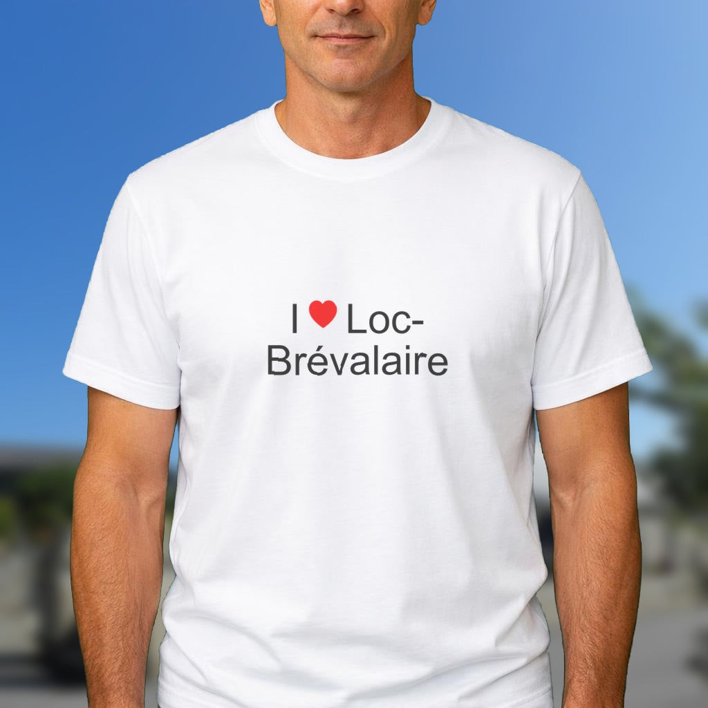 T-shirt I love loc-brévalaire