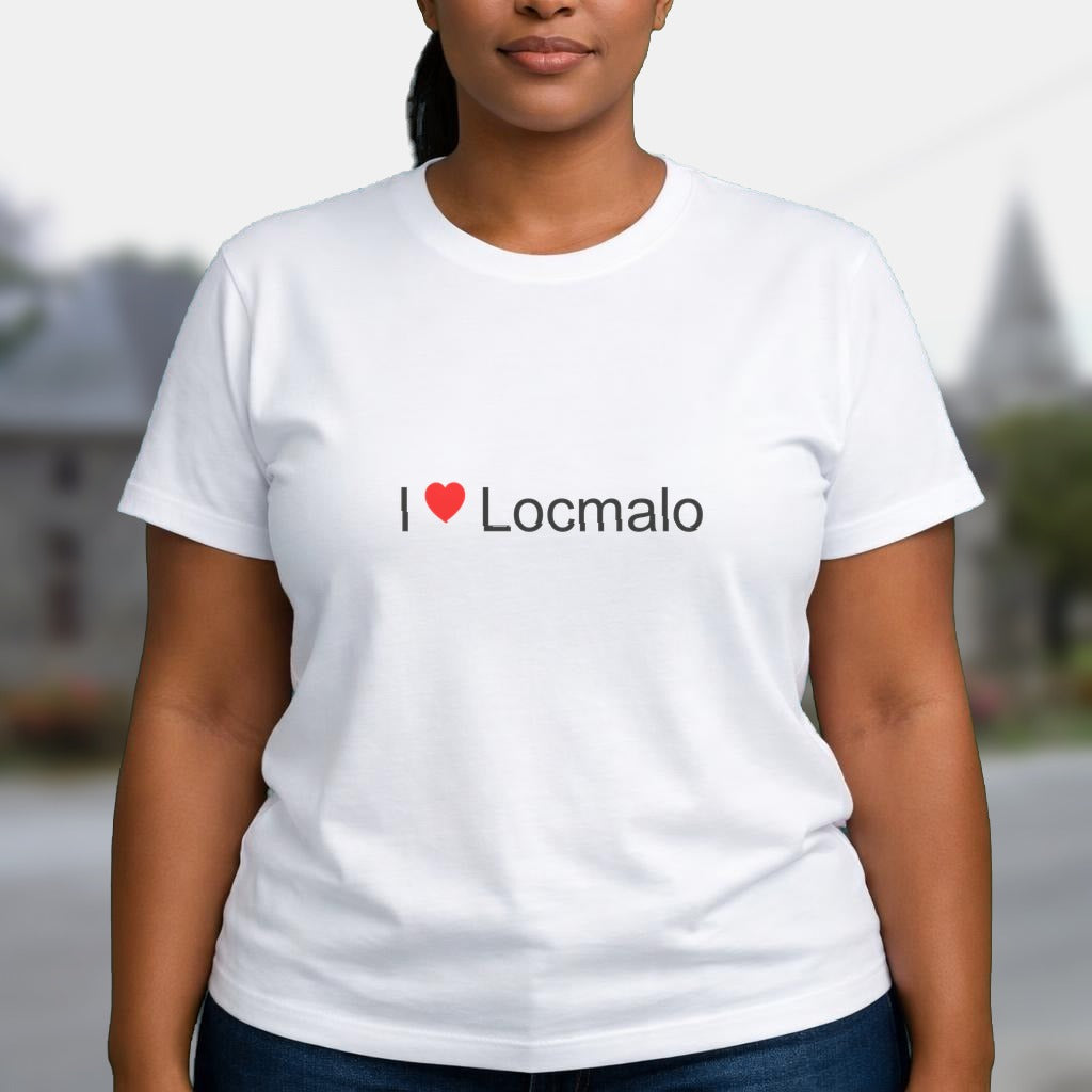 T-shirt I love locmalo