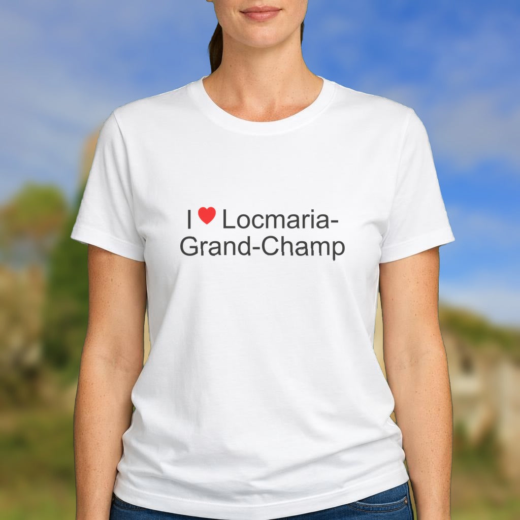 T-shirt I love locmaria-grand-champ