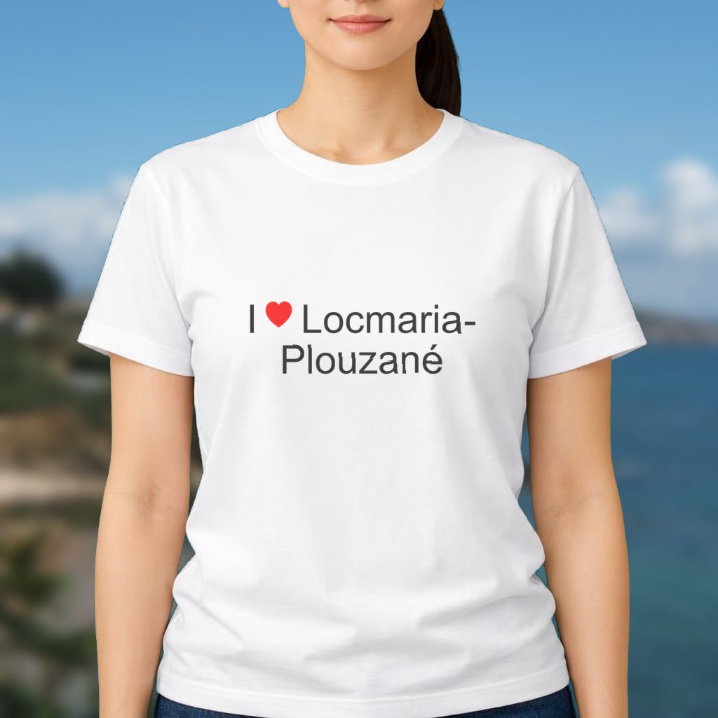 T-shirt I love locmaria-plouzané