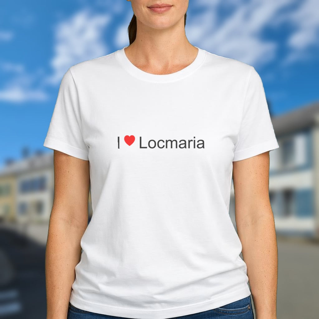 T-shirt I love locmaria
