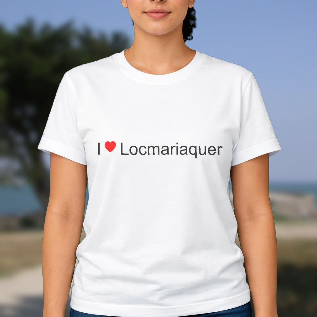 T-shirt I love locmariaquer