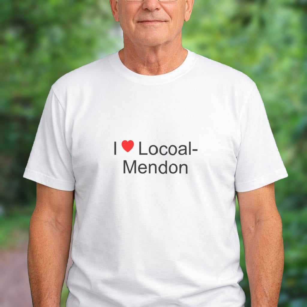 T-shirt I love locoal-mendon