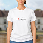 T-shirt I love lognes