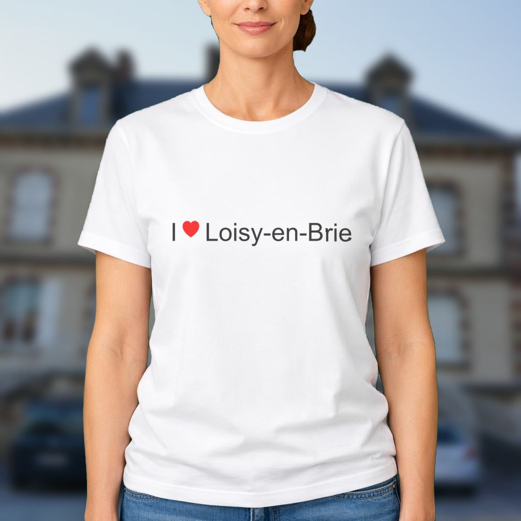 T-shirt I love loisy-en-brie