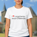T-shirt I love longchamp-sous-châtenois