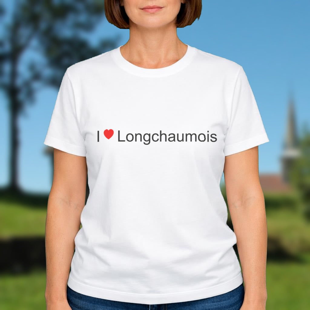 T-shirt I love longchaumois