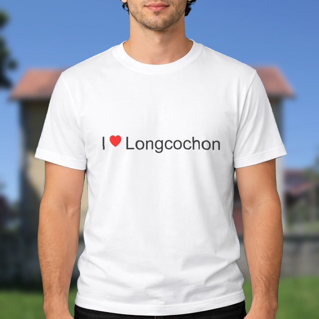 T-shirt I love longcochon
