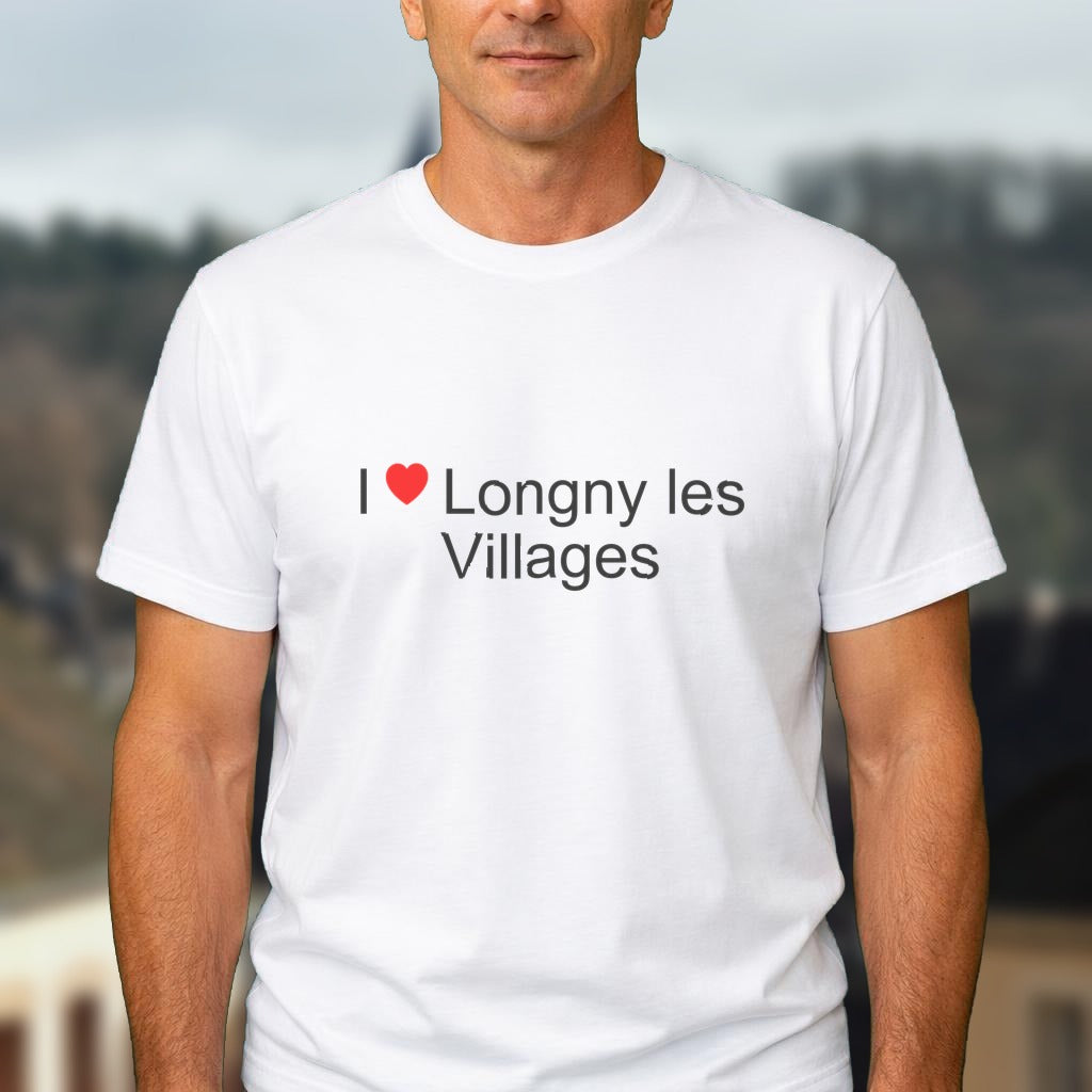 T-shirt I love longny les villages