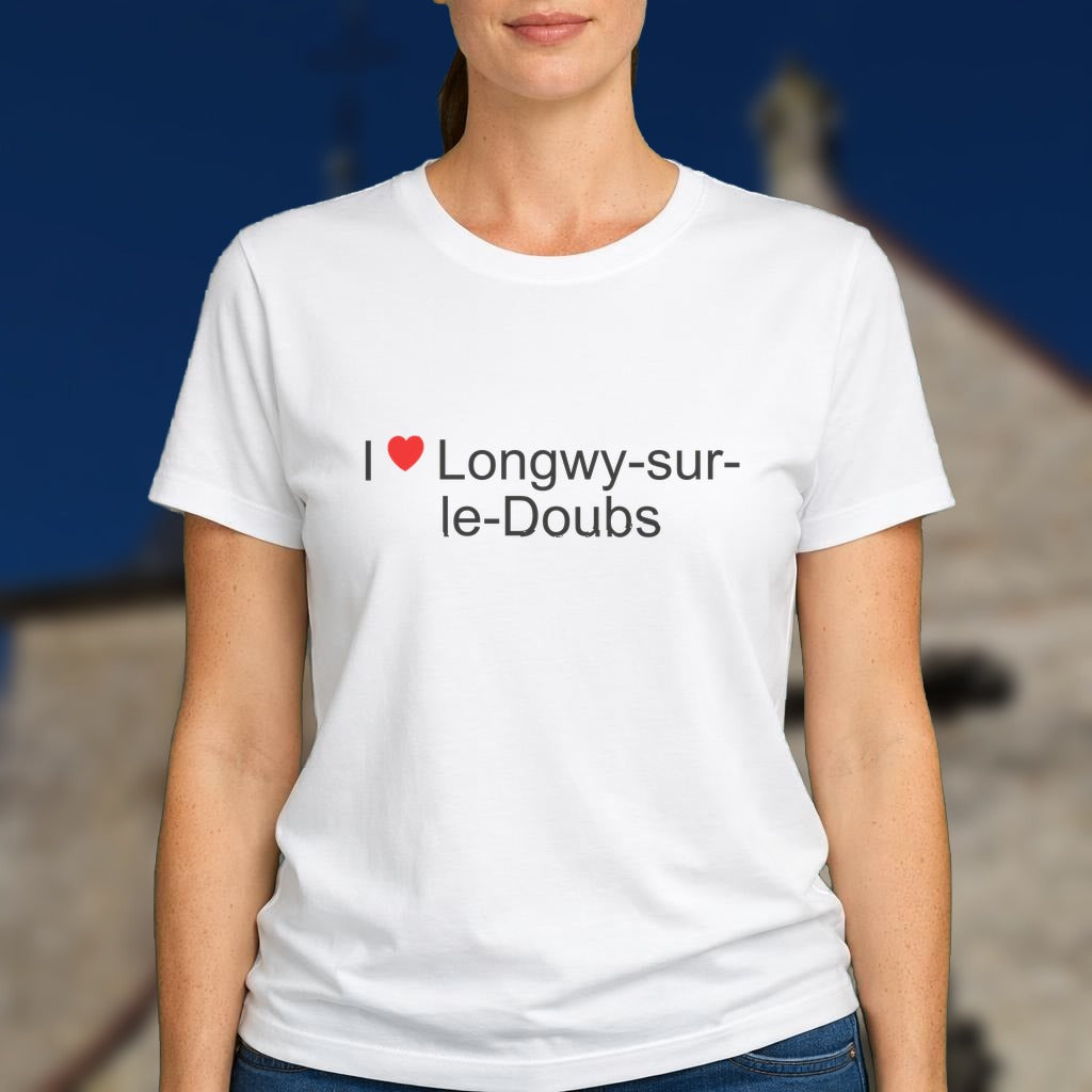 T-shirt I love longwy-sur-le-doubs