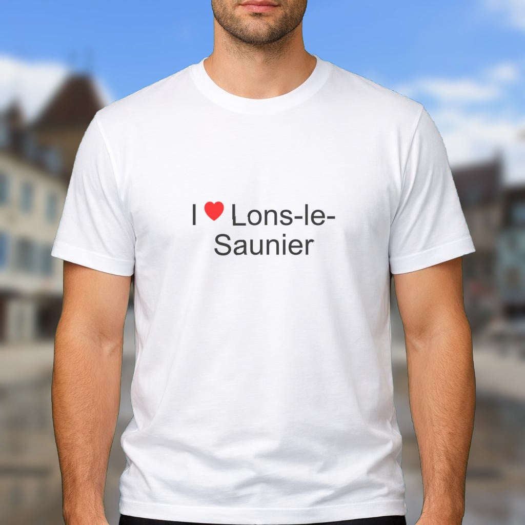 T-shirt I love lons-le-saunier
