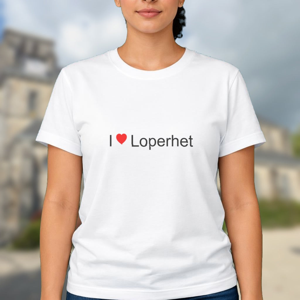 T-shirt I love loperhet