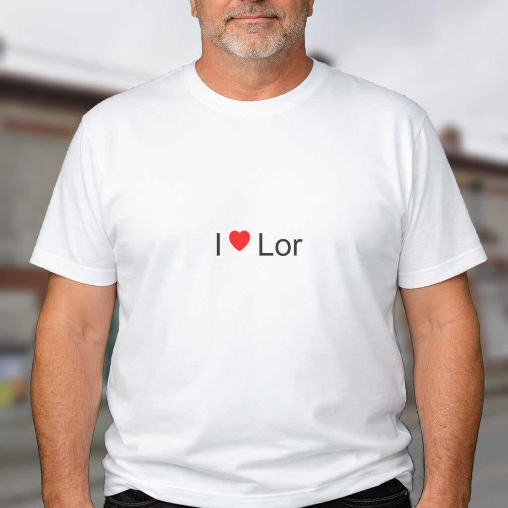 T-shirt I love lor